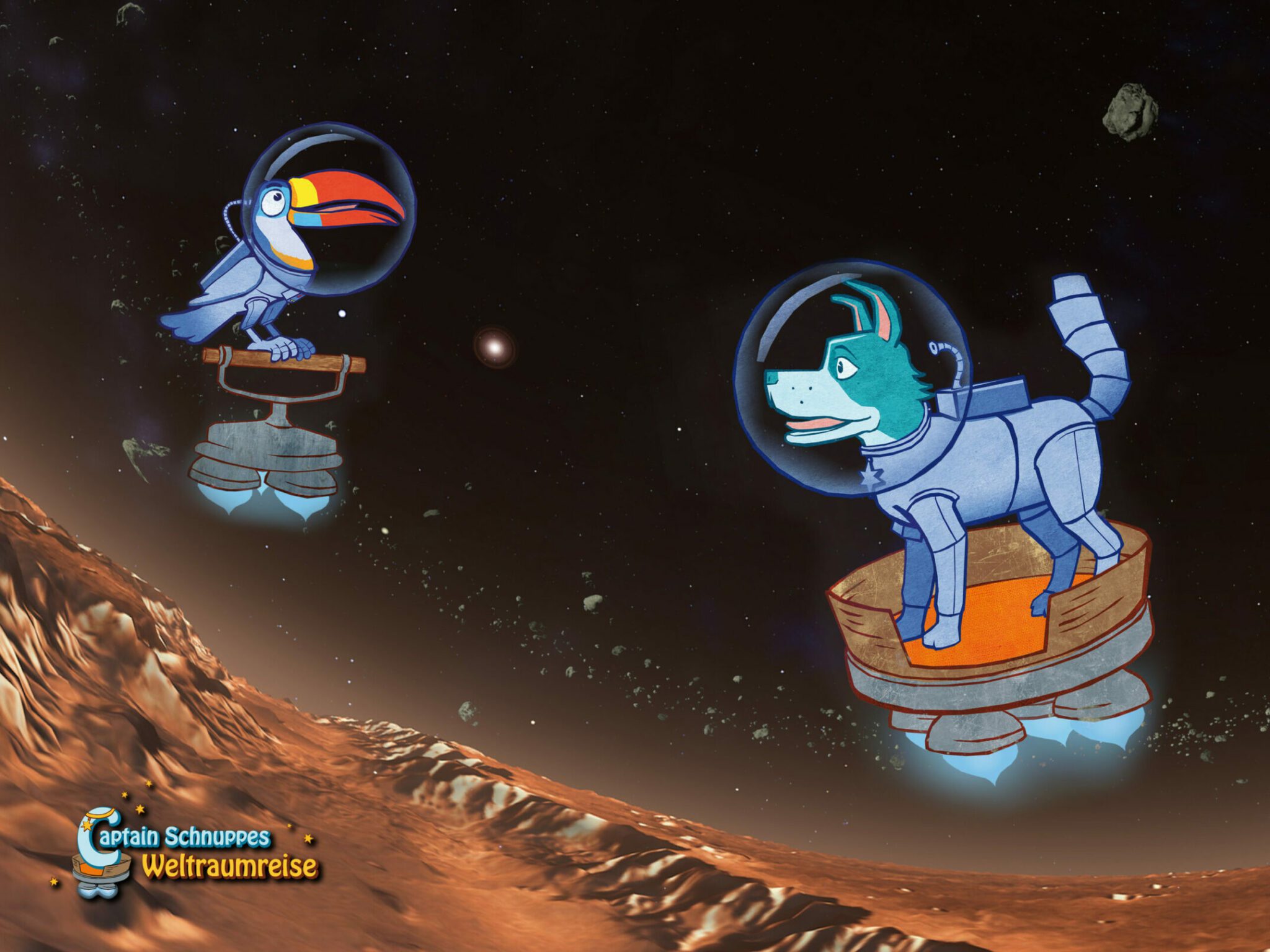 Cpt. Schnuppes Weltraumreise. Kinderprogramm im Olbers-Planetarium