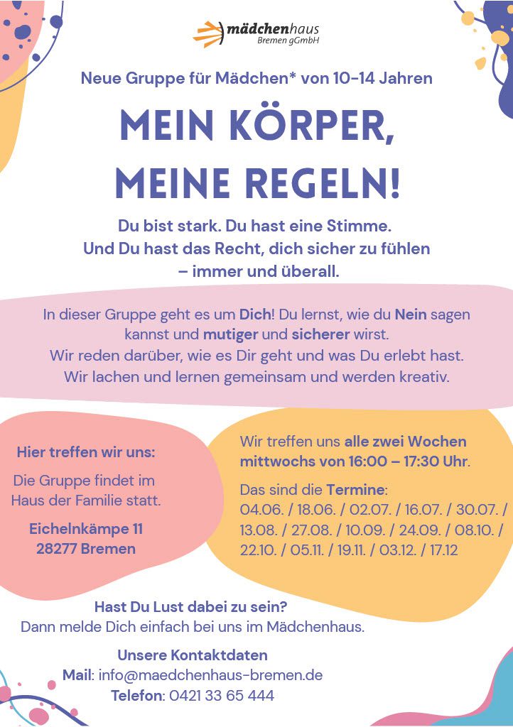 Gewaltpraeventionsprojekt-Maedchenhaus-Poster